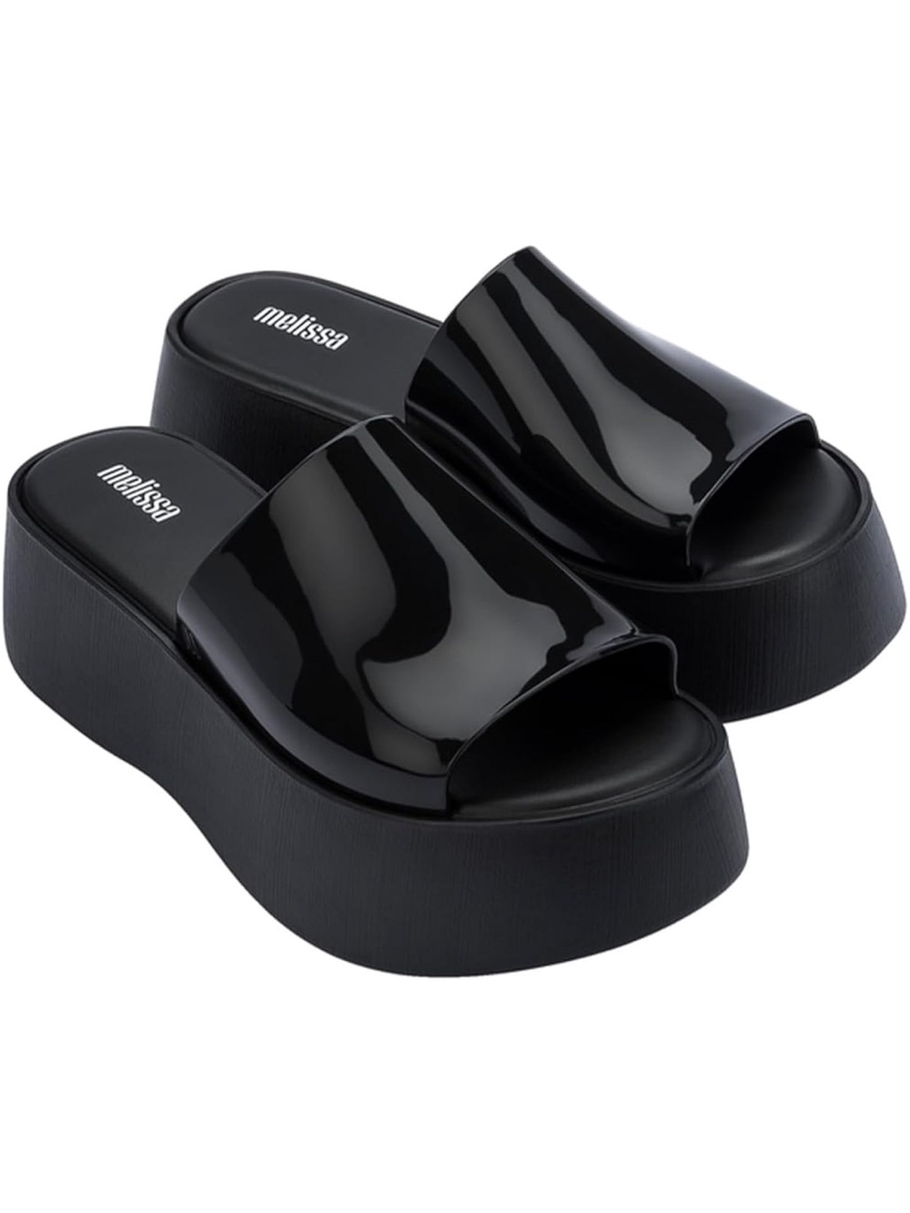 Like New: Size US 8 Melissa Becky Platform Slides